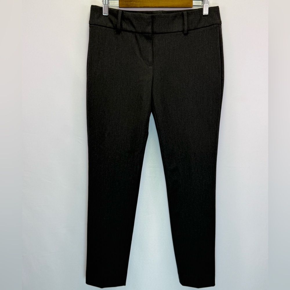 Ann Taylor Women's Dark Gray Modern High Rise Skinny Fit Dress‎ Pants Size 6